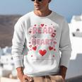 Read Your Heart Out Valentine Reading Book Lover Teacher Premium Tri-Blend Unisex Sweatshirt