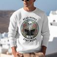 Reader Skeleton Read Books Be Kind Stay Weird Unisex Sweatshirt Reader Skeleton Read Books Be Kind Stay Weird Unisex Sweatshirt