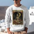 The Reader Tarot Card Book Lover Skeleton Art Goth Style Unisex Sweatshirt The Reader Tarot Card Book Lover Skeleton Art Goth Style Unisex Sweatshirt
