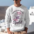 Reading Is My Favorite Sport Saying Cat And Book Lover Unisex Sweatshirt Reading Is My Favorite Sport Saying Cat And Book Lover Unisex Sweatshirt