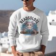 Readsolotl Book Lover Reading Axolotl Kids Reader Unisex Sweatshirt