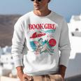 Retro Book Girl Summer For Women Beach Reading Unisex Sweatshirt Retro Book Girl Summer For Women Beach Reading Unisex Sweatshirt