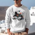 Retro Cute Cat Floral Book Librarian Vintage Floral Cat Book Unisex Sweatshirt Retro Cute Cat Floral Book Librarian Vintage Floral Cat Book Unisex Sweatshirt