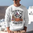 Salem WItch Book Club Halloween Raccoon Witch Reading Book Unisex Sweatshirt Salem WItch Book Club Halloween Raccoon Witch Reading Book Unisex Sweatshirt