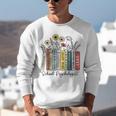 School Psychologist Book Psychology Teacher Appreciation Unisex Sweatshirt