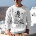 Sexy STFUATTDLAGG Hot Woman Reading Spicy Good Book Love Unisex Sweatshirt