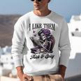 Smut Reader Spicy Book Romance I Like Them Thick & Spicy Unisex Sweatshirt