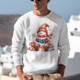 Snowman Reading Books Lovers Christmas Librarian Bookworm Unisex Sweatshirt Snowman Reading Books Lovers Christmas Librarian Bookworm Unisex Sweatshirt