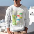 Superman Kryptonite Handbook Premium Tri-Blend Unisex Sweatshirt