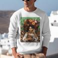 History Month Black Afro Girl Women Book Lovers Floral Unisex Sweatshirt