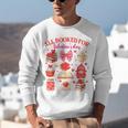 Valentines Reading Book Lover All Booked For Valentine's Day Unisex Sweatshirt Valentines Reading Book Lover All Booked For Valentine's Day Unisex Sweatshirt