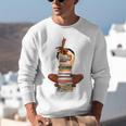 Woman And Books Stack Afro Girl Book Lover Premium Tri-Blend Unisex Sweatshirt Woman And Books Stack Afro Girl Book Lover Premium Tri-Blend Unisex Sweatshirt