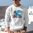 In A World Full Of Bookworms Be A Book Dragon Unisex Sweatshirt