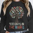 100 Days In The Books Tree Reading Teacher Student 100th Day Unisex Sweatshirt 100 Days In The Books Tree Reading Teacher Student 100th Day Unisex Sweatshirt
