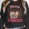 100 Days Smarter Shirt Cute Hedgehog Love Books School Tee Unisex Sweatshirt 100 Days Smarter Shirt Cute Hedgehog Love Books School Tee Unisex Sweatshirt