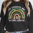 100th Day Of School Teachers Students Women Floral Books Unisex Sweatshirt 100th Day Of School Teachers Students Women Floral Books Unisex Sweatshirt