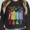 8647 Equal Rights Book Flower Trump Women Rights Feminist Unisex Sweatshirt