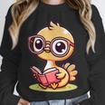 Adorable Book Lover Ostrich With Reading Glasses Cute Unisex Sweatshirt Adorable Book Lover Ostrich With Reading Glasses Cute Unisex Sweatshirt