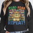 Animals Read Reading Book Library First Day Of School Kids Unisex Sweatshirt