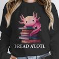 Axolotl Book Lover Librarian Reading Library Readers Unisex Sweatshirt