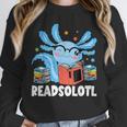Axolotl Read Book Kawaii Reading Books For Men Women Unisex Sweatshirt