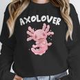 Axolovert Axolotl Humor Salamander Introvert Unisex Sweatshirt