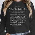 Aziraphale's Bookshop AZ Fell And Co Literary Antiquarian Unisex Sweatshirt