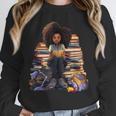 Back To School Afro Melanin Girl Reading Book Bookworm Unisex Sweatshirt Back To School Afro Melanin Girl Reading Book Bookworm Unisex Sweatshirt
