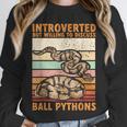 Ball Python Snake Introvert Ball Python Unisex Sweatshirt Ball Python Snake Introvert Ball Python Unisex Sweatshirt