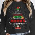 The Best Way To Spread Christmas Cheer Is Checking Out Books Unisex Sweatshirt The Best Way To Spread Christmas Cheer Is Checking Out Books Unisex Sweatshirt