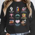 BLM Human Rights Feminism Trans Science Books LGBTQ Quote Unisex Sweatshirt