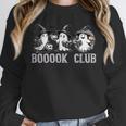 Boo Ghost Books Book Club Halloween Women School Teacher Unisex Sweatshirt