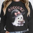 Boo Ghost Books Coquette Bow Halloween Women School Teacher Unisex Sweatshirt Boo Ghost Books Coquette Bow Halloween Women School Teacher Unisex Sweatshirt