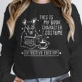 This Is My Book Character Costume Dog Reading a Book Unisex Sweatshirt