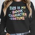 This Is My Book Character Costume Book Lover Groovy Unisex Sweatshirt