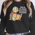 This Is My Book Character Costume Turtle Kids Reading Unisex Sweatshirt