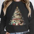 Book Christmas Tree Books Lovers Xmas Teacher Men Women Kids Unisex Sweatshirt