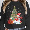 Book Christmas Tree Bookworm Gingerbread Man Snowman Reading Unisex Sweatshirt Book Christmas Tree Bookworm Gingerbread Man Snowman Reading Unisex Sweatshirt