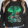 Book Dragon Reading Fantasy Unisex Sweatshirt