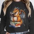 Book Dragon Reading Book Lover Unisex Sweatshirt