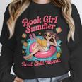 Book Girl Summer Beach Vacation Book Lover Unisex Sweatshirt