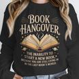 Book Hangover Literature Book Reading Books Reader Unisex Sweatshirt