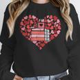 Book Heart Cute Read Book Reading Librarian Across America Unisex Sweatshirt