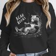 Book Lover Bear Cozy Reading Bear Graphic Bear Books Unisex Sweatshirt