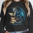 Book Lover Bookworm Reading Books Dragon Sci-Fi Character Unisex Sweatshirt