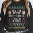 Book Lover Christmas Reader Ugly Sweater Tee Xmas New Year Unisex Sweatshirt Book Lover Christmas Reader Ugly Sweater Tee Xmas New Year Unisex Sweatshirt