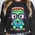 Book Lover Frankenstein's Monster With Reading Glasses Unisex Sweatshirt Book Lover Frankenstein's Monster With Reading Glasses Unisex Sweatshirt