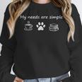 Book Lovers Dog And Coffee And Dogs Coffee And Books Unisex Sweatshirt