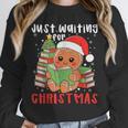 Book Reading Just Waiting For Christmas Gingerbread Unisex Sweatshirt