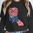 Book Worm Pun Read Reading Librarian America Men Women Kids Unisex Sweatshirt